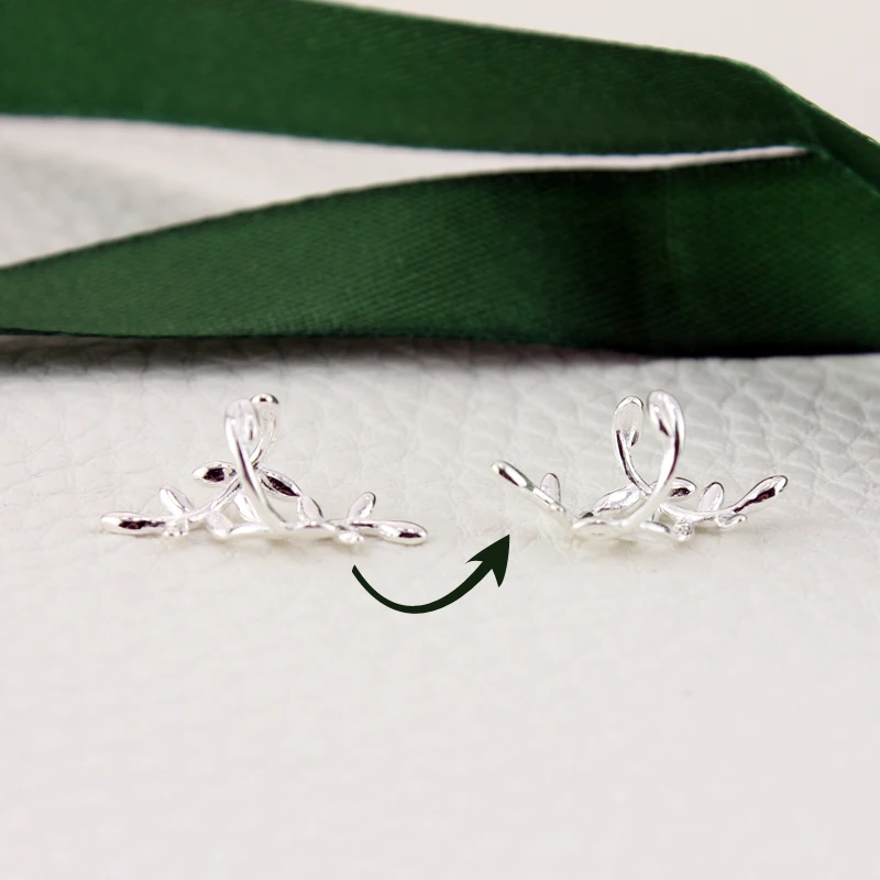 Женские серьги Клипсы из серебра 100% пробы без пирсинга|clip earrings|jewelry earringsjewelry silver