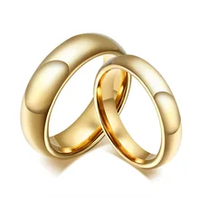 Качество! Золотая Корона-Цвет Вольфрам обручальное кольцо для женщин и мужчин 6 мм/4 мм Ширина кольцо альянса, подарок для любимой, гипоаллергенно парень, девушка