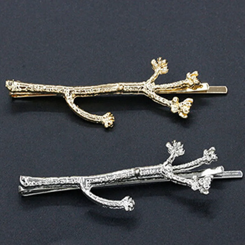 

Elegant Metal Tree Branch Hairpins Hair Clips for Women Barrettes Female Headwear Alloy Hair Accessories Hair Clip for Hair
