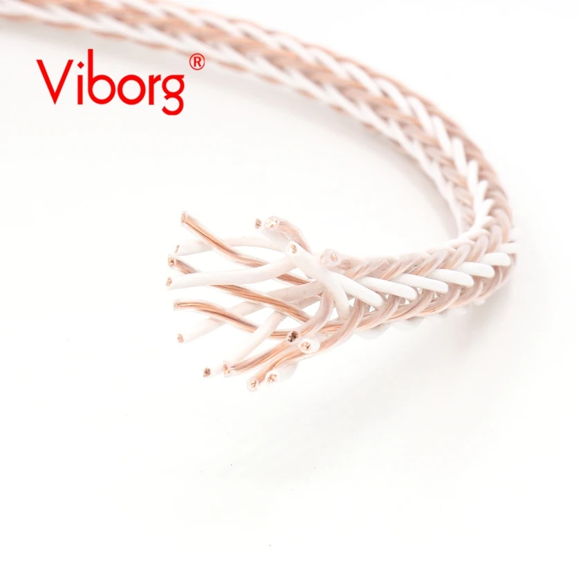 10m viborg 8TC 5N Pure copper Speaker cable hifi audio speaker wire loudspeaker cable