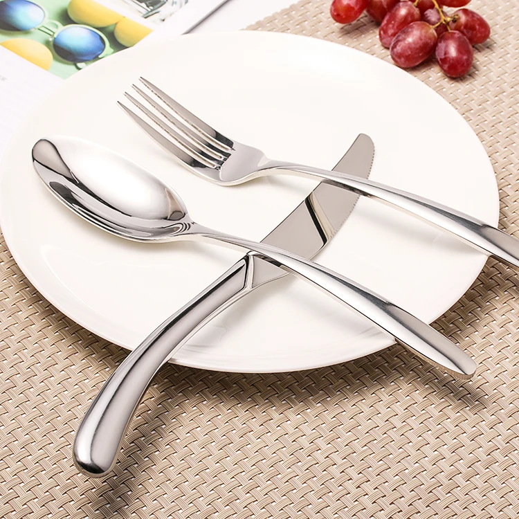 German Stainless Steel Steak Knife And Fork Set, Three Piece Cutlery