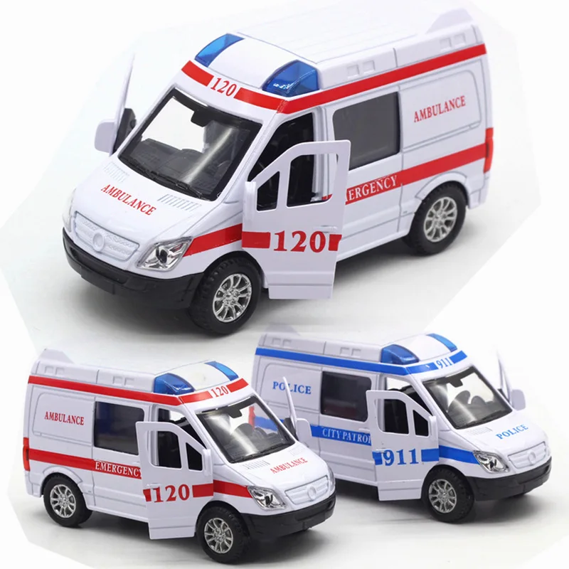 

1:36 Alloy Ambulance Fire Truck Model Car Vehicle Model Toys for Children