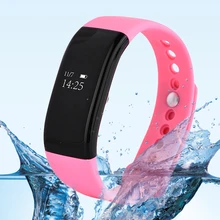 V66 smart Сердечного ритма Мониторы IP68 Водонепроницаемый SmartWatch LED Сенсорный экран для IOS/Android Bluetooth 4.0 Спорт Смарт часы