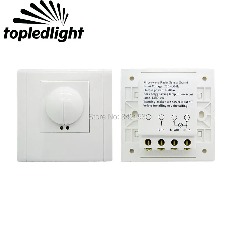 

AC180-240V Led Strip Light Bulb Sensor Switch Motion Detector Easy Install Microwave Switching Transducer Sensor Switch