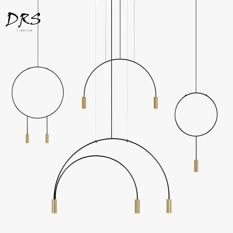 

Nordic Line Geometric Pendent Light Tom Designer Hanging Lamp for Living Room Pendant Lustre Led Modern Lighting Fixtures