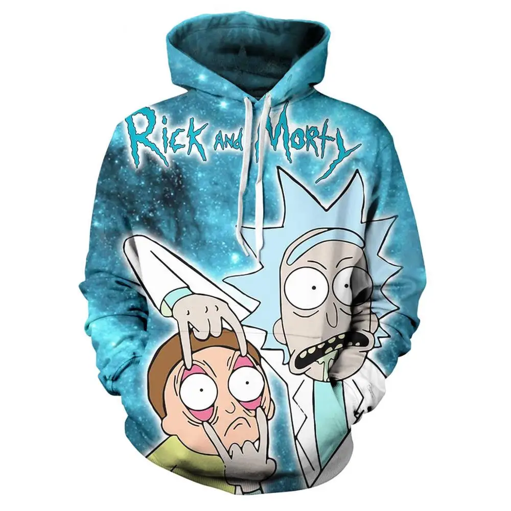 Rick And Hoodies, 3D принт, Женская/мужская куртка, Аниме Стиль, фигурки, толстовки, толстовка, повседневная одежда - Цвет: S9