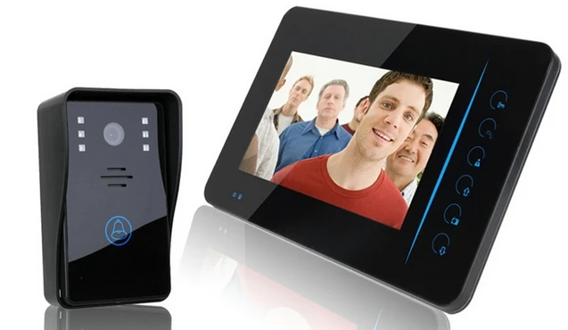 

Night vision monitoring TCP IP door video door phone intercom system/video intercom/villa video intercom