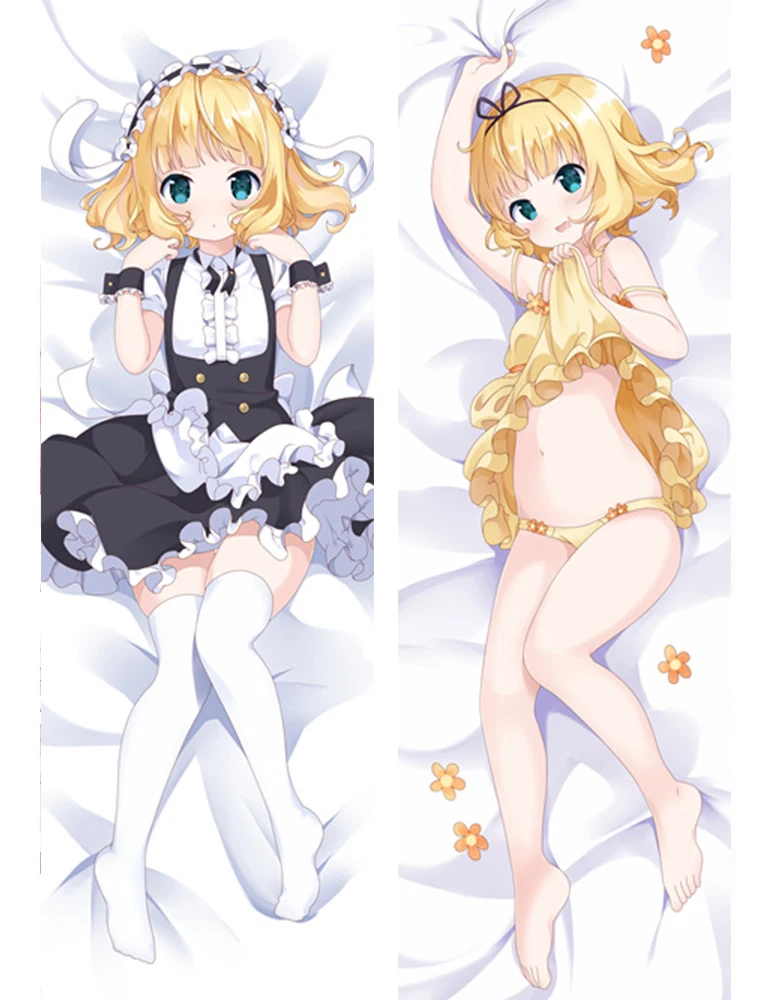 Аниме-это заказ кролика? Gochumon wa Usagi Desu ka? Hoto Kokoa Kafuu Chino Подушка «Dakimakura» обнимающая наволочка - Цвет: 710020