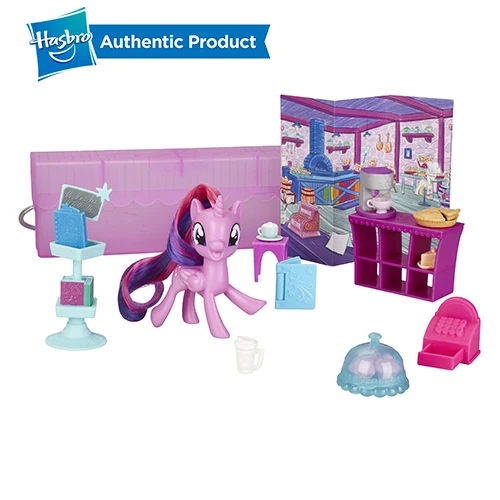 Hasbro, 7,62 см, My Little Pony On The Go, Рарити, Сумеречная искорка, фигурка, коллекция, модель, кукла для детей, подарки - Цвет: TWILIGHT SPARKLE