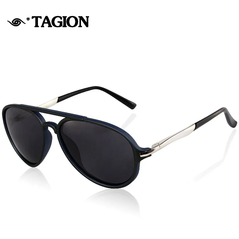 

TAGION Wholesale Fashion Men's UV400 Polarized Coating Sunglasses Men Driving Sunglasses Acetate Frame Women Sun Glasses 9113