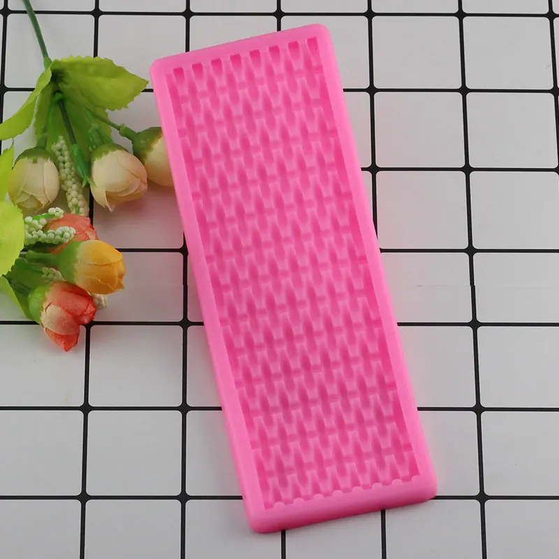 Mujiang DIY ротанговая плетеная Длинная веревка для торта силиконовый кружевной