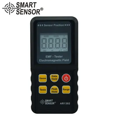 

AR1392 EMF Detector Meter Electromagnetic Field Radiation Meter Milligauss Meter 0~2000mG,0~200uT