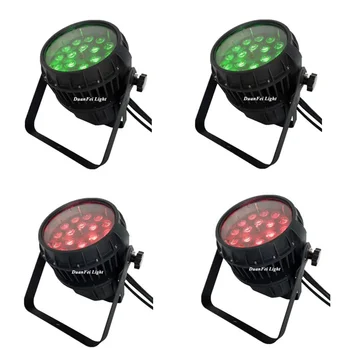 

12pcs 18x10w zoom par led rgbw led wall washer light dmx uplights par 64 led 18x10w