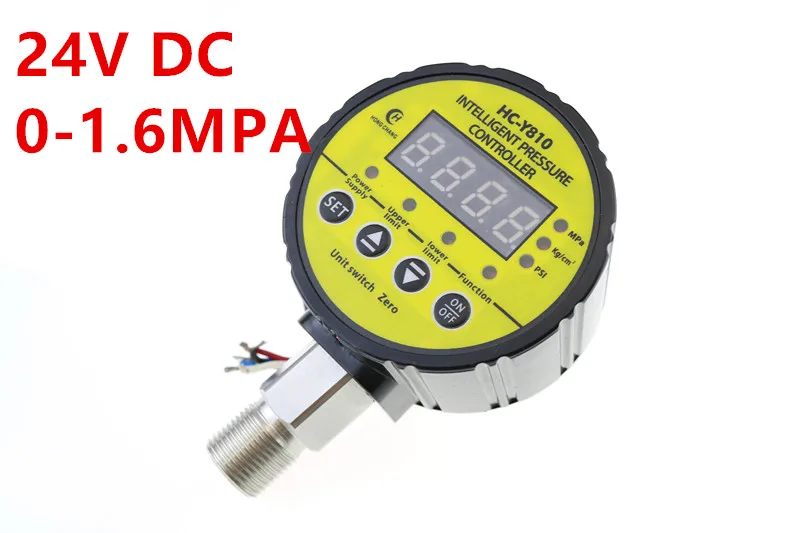 M20 x 1.5 Air Compressor Pressure Switch HC Y810 24VDC 0 1.6MPA Digital