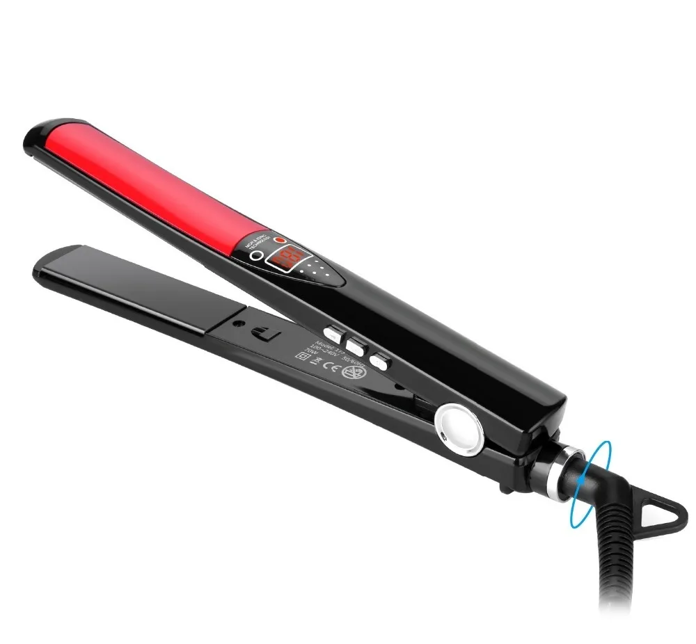 Professional LED Hair Straightener Nano Titanium Straightening Irons