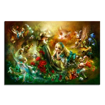 

Fairy tale 30x20cm New 100% Full Area Highlight Diamond Needlework Diy Diamond Painting Kit 3D Diamond Cross Stitch Embroidery