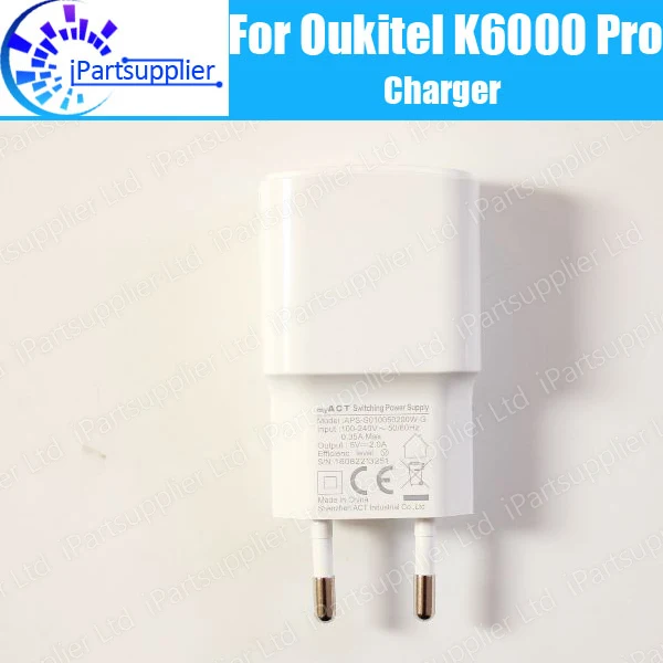 Oukitel K6000 Pro Charger 100 Original New Official Quick Charging Adapter Mobile Phone Accessories For Oukitel
