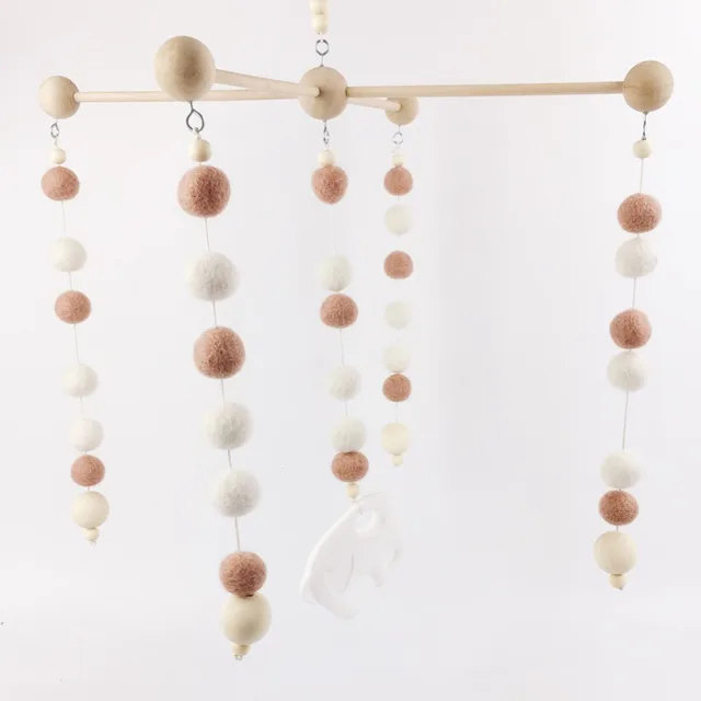 Felt Ball Baby Toys Mobile Shower Gifts 1 Set Wool Pomom Felt Ball Baby Toys Mobile Shower Gifts 1 Set Wool Pomom Modern