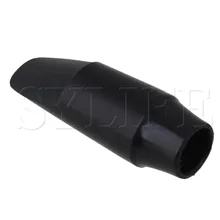 Черный ABS пластмассовый мундштук для сопрано Си-мажор саксофона