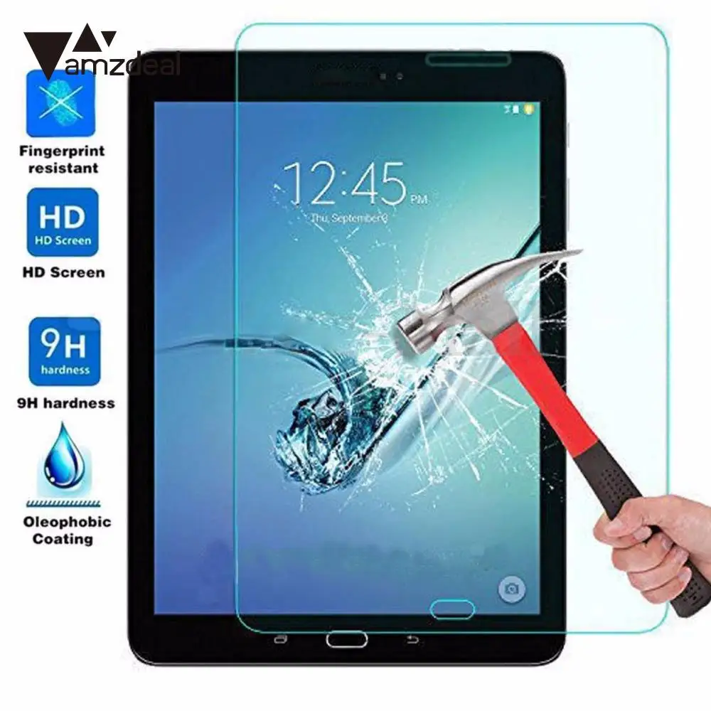 Amzdeal Anti Shatter Premium Thin Tempered Glass Shockproof Screen