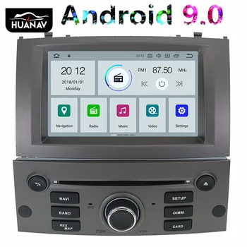 Android 9.0 Car DVD Player Multimedia Stereo For Peugeot 407 2004 2005 2006 2007 2008 2009 2010 Auto Car radio GPS Navigation