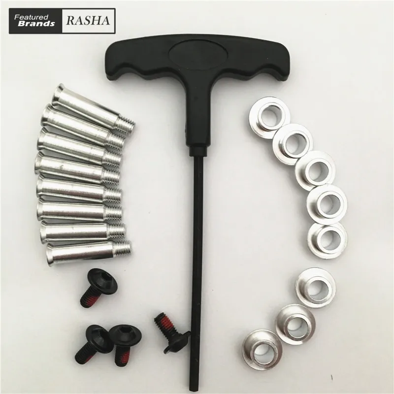 

Roller Speed skating Tool T Wrench 4.0mm Alley key skates wrench speed skating frame axles Skate Spacer Screw