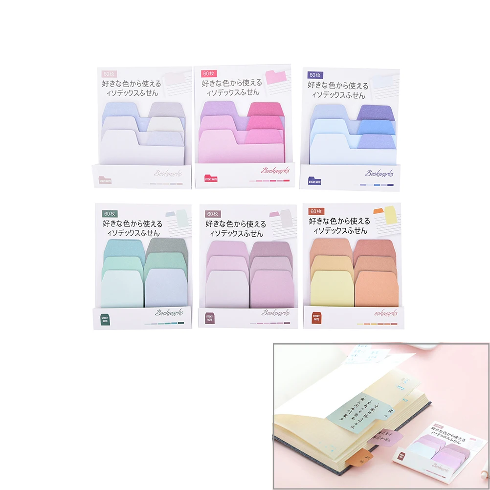Memo Pads Sticky Notes Kawaii Cute Colorful Paper   Daliy Scrapbooking Stickers Office School Stationery Bookmark 1 Set