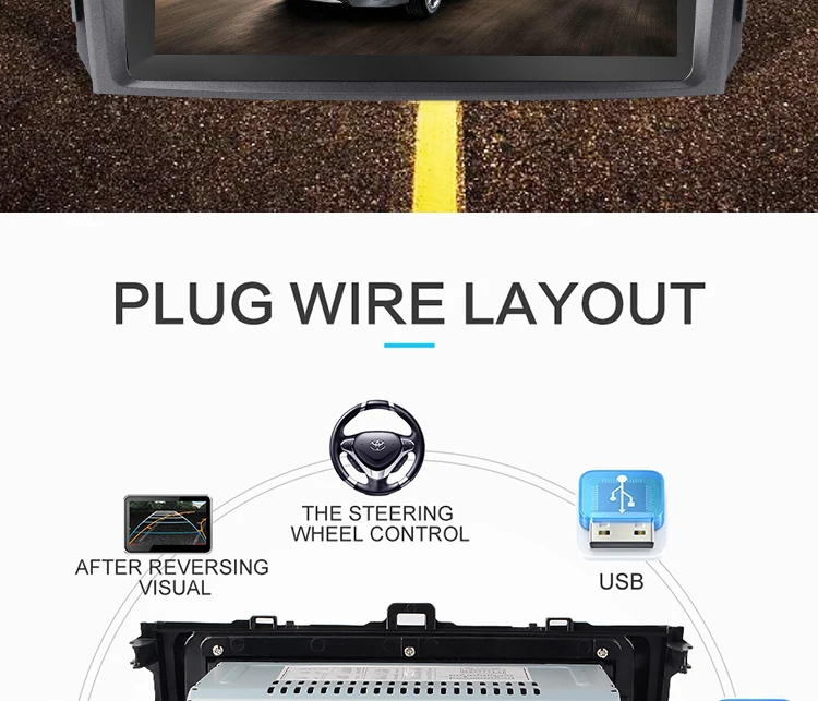 Clearance Android Car dvd player for Toyota corolla 2007 2008 2009 2010 2011 gps navigation 2 din radio multimedia player 6
