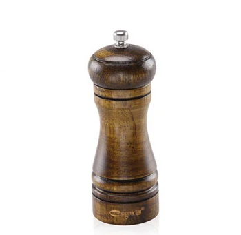 

1PCS 5" Classic Style Manual Wooden Salt Pepper Grinder with Ceramic Core Herb & Spice Tool Herb Peper Salt Mills Shaker Spray