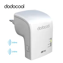 Dodocool Беспроводной маршрутизатор Wi-Fi с функцией репитера AP Точка доступа Dual Band 2,4 ГГц 300 Мбит/с) Wi-Fi 5 ГГц 433 Мбит/с 802.11a/b/g/n/wifi-роутер, ac