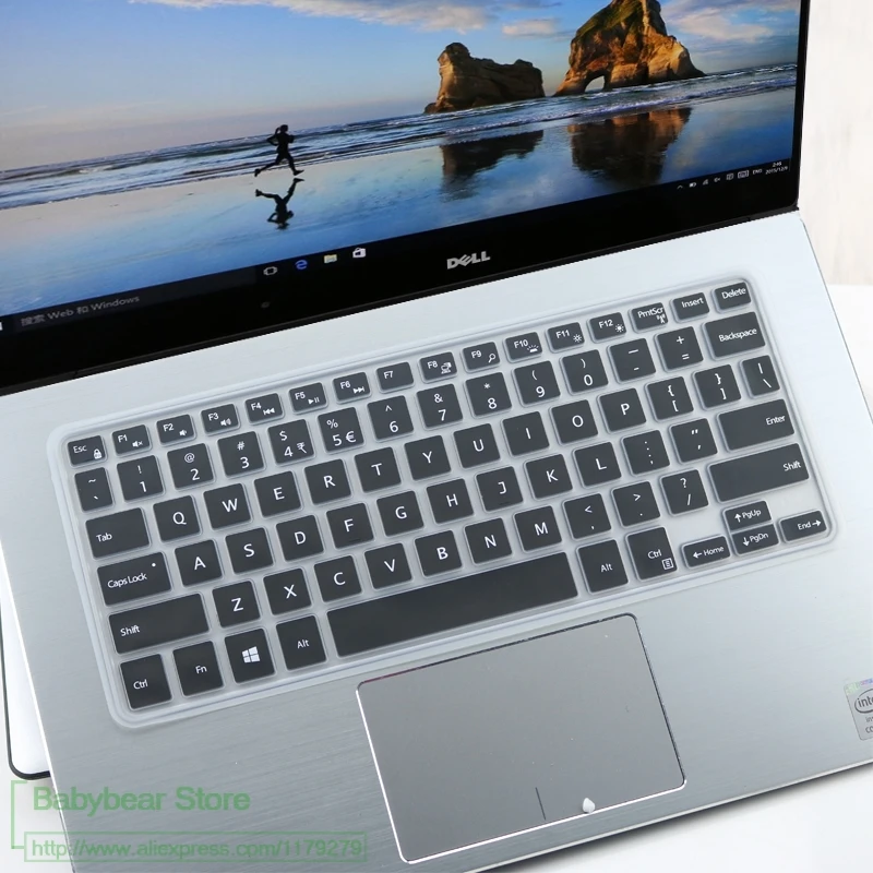 Силиконовый чехол для клавиатуры Dell Inspiron 13 7347 7348 7352 7353 7359 3 дюйма|Чехлы клавиатуры|