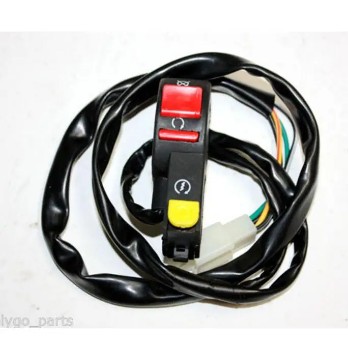 

4 Pin Female Plug Kill Switch + Start Button 110cc 125cc PIT Quad Dirt Bike ATV