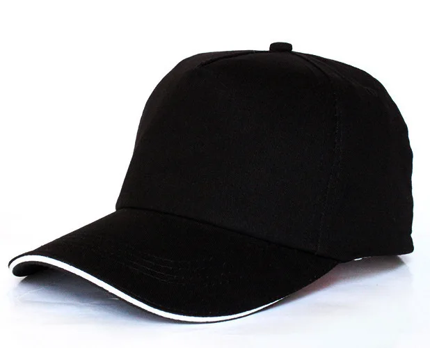 Для мужчин Для женщин Регулируемая Кепка бейсболка шапка в стиле хип-хоп, брейк-данса, Кепка в стиле унисекс - Цвет: Черный