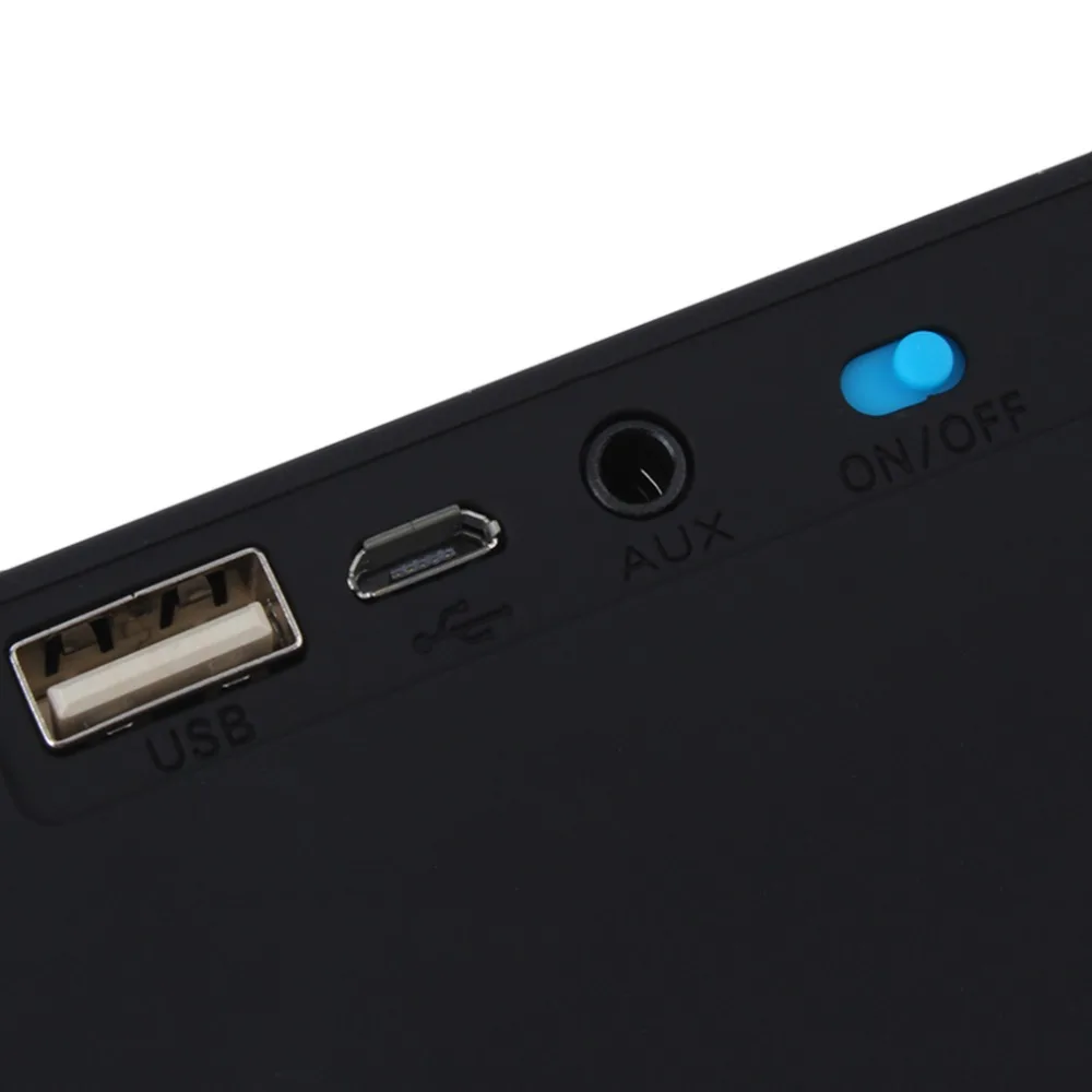 Портативный беспроводной Bluetooth динамик USB AUX без рук с микрофоном тяжелый бас FM