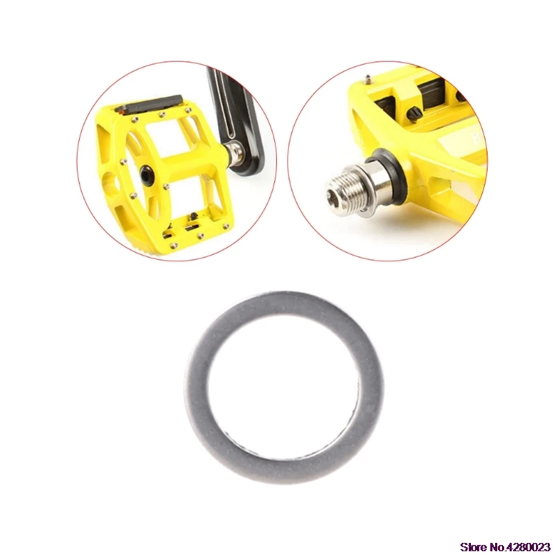 

2019 New 2 Pcs Bicycle Pedal Spacer Crank Cycling MTB Bike Stainless Steel Ring Washers