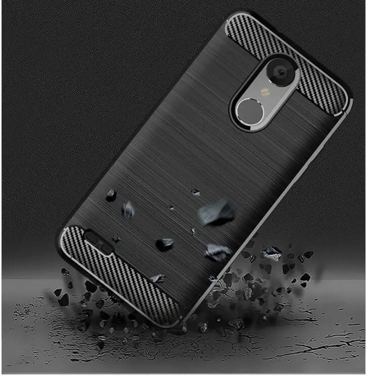 Подходит для LG Aristo 3 Защитная оболочка рисования углеродистая пайка силиконовый