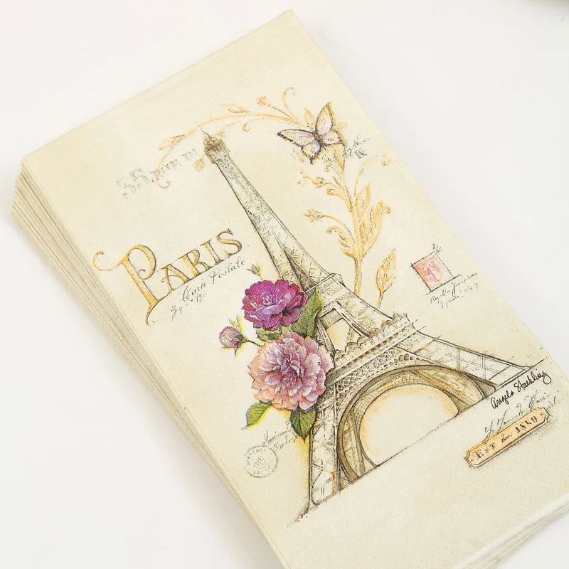 paper napkins decoupage x 2 ply Paper home Napkins 33x40cm 3 Decoupage Cypress