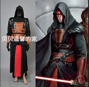 

Star Wars Darth Revan Black Outfit Cape Cloak Cosplay Costume Custom Made