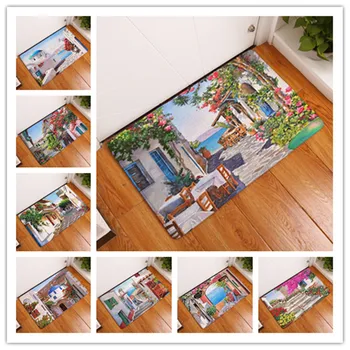 

New Beautiful Creative Rugs Washable Country landscape Carpet Mats Bedroom Non-Slip Floor Mats Area rug for living room