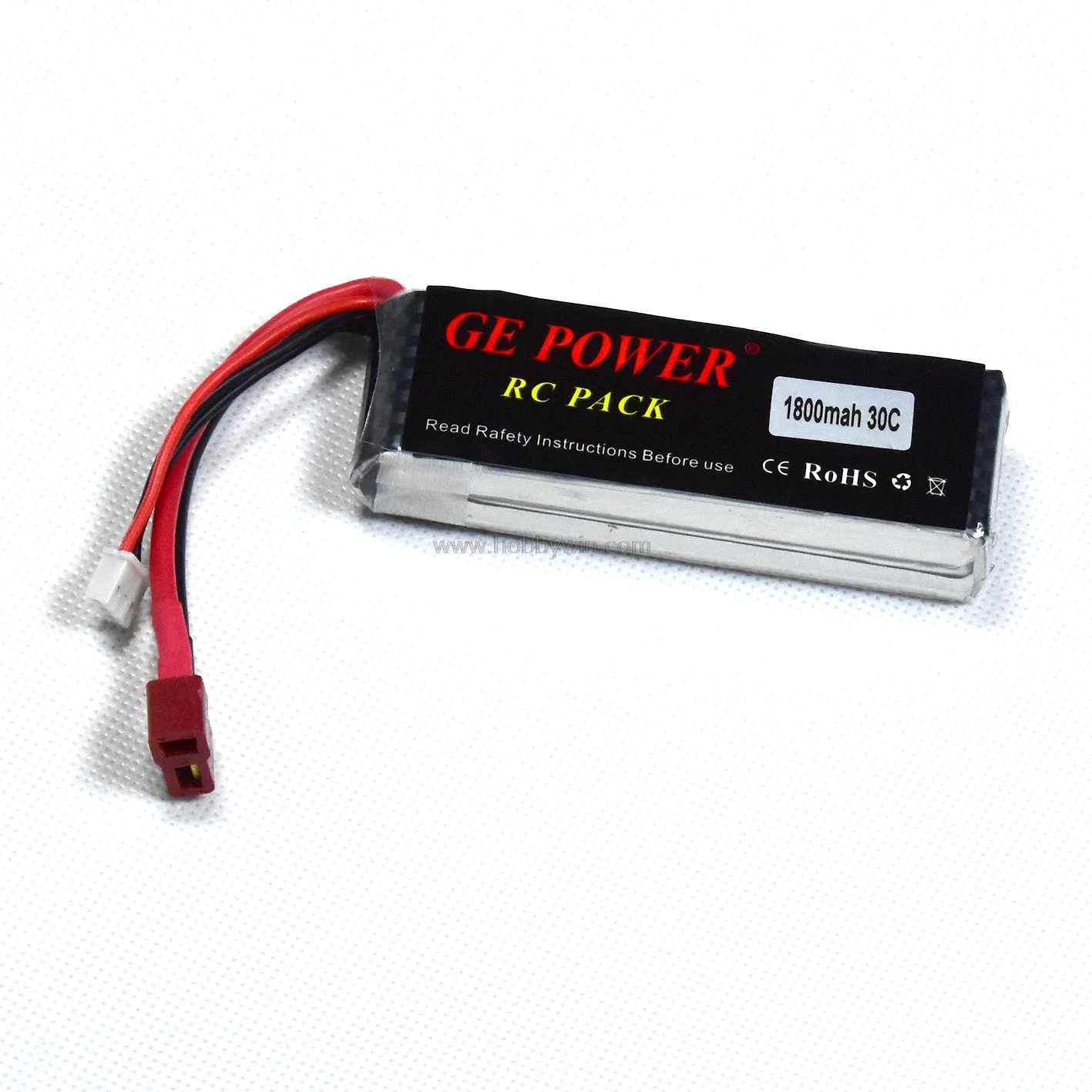 7.4V 2S 1800mAh 30C LiPO Battery T plug for FPV Drone RC Model Airplane Helicopter | Игрушки и хобби