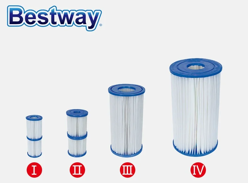 58094 Bestway D10.6* h13.6 см FLOWCLEAR картридж тип II D4.2xH5." фильтр картридж фильтр насос сердечники для 530Gal 800Gal фильтр