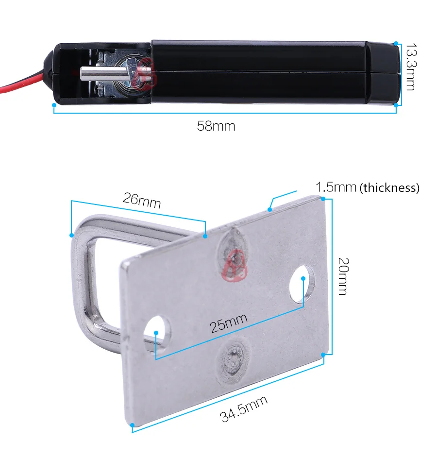 K01-12V Open Frame Type Electronic door lock 12V/2A for cabinet locks/solenoid locks/drawer