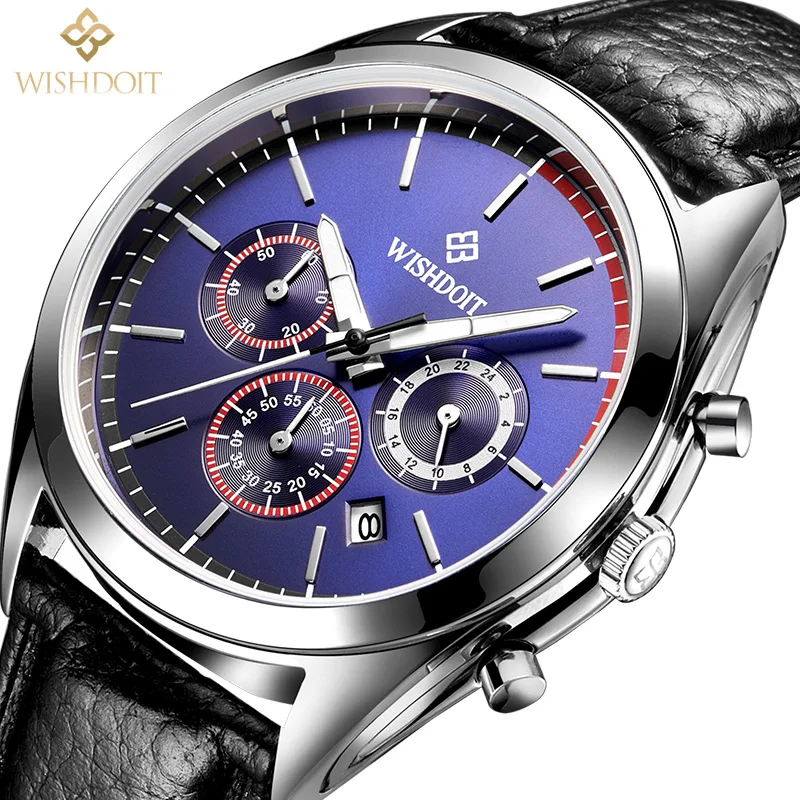 

Sport Suit Watches Men Waterproof Leather Band Quartz Wrist Wristwatch Military Clock Male Relogio Masculino Ceasuri Hodinky Box