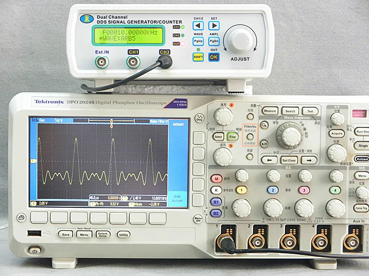 MHS-5220P высокой точности цифровой двухканальный DDS генератор сигналов произвольной формы 20 МГц усилитель 80 кГц