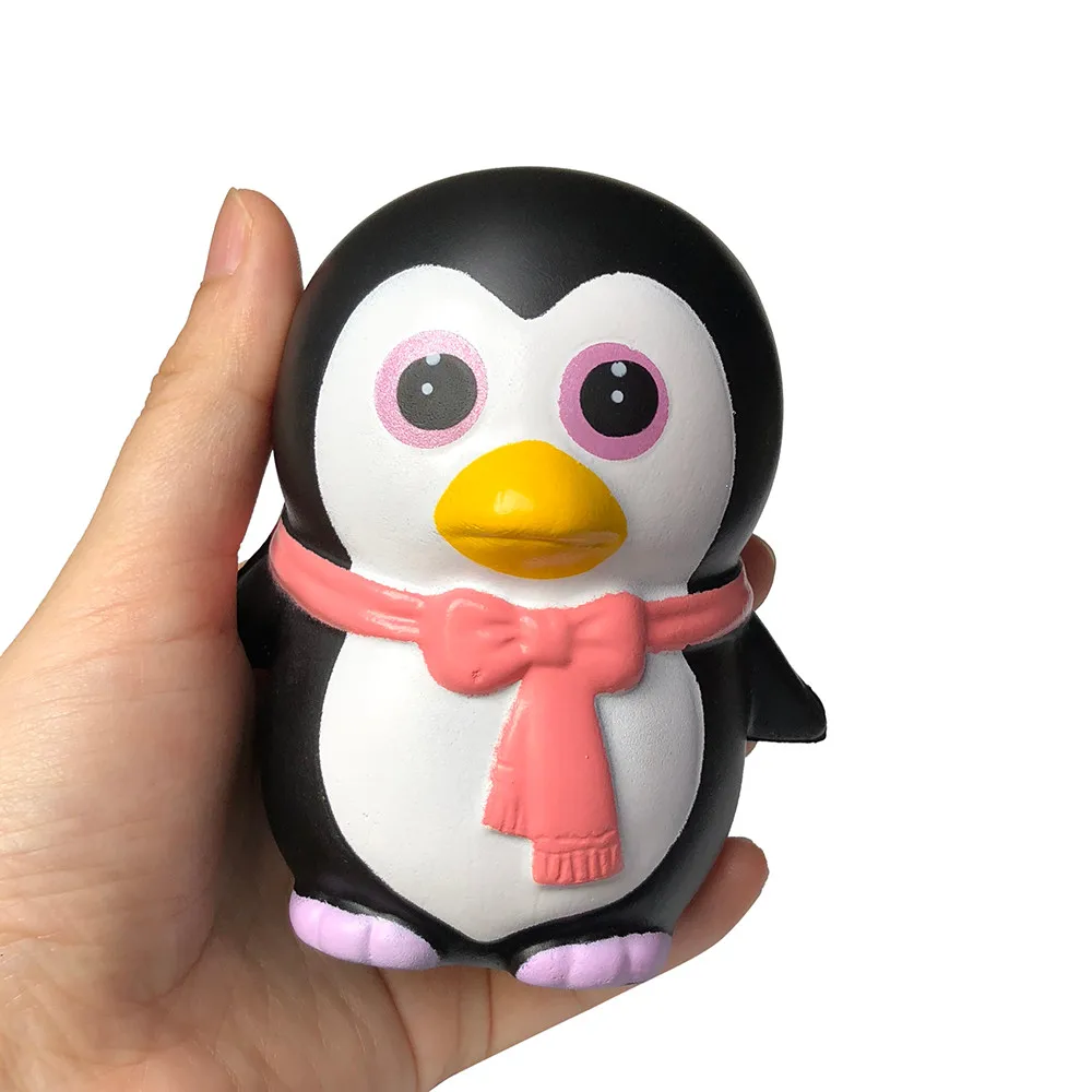 Squeeze soft Squishies восхитительный Пингвин медленно поднимающийся крем Squeeze ароматизированный снятие стресса забавная игрушка в подарок Z0325