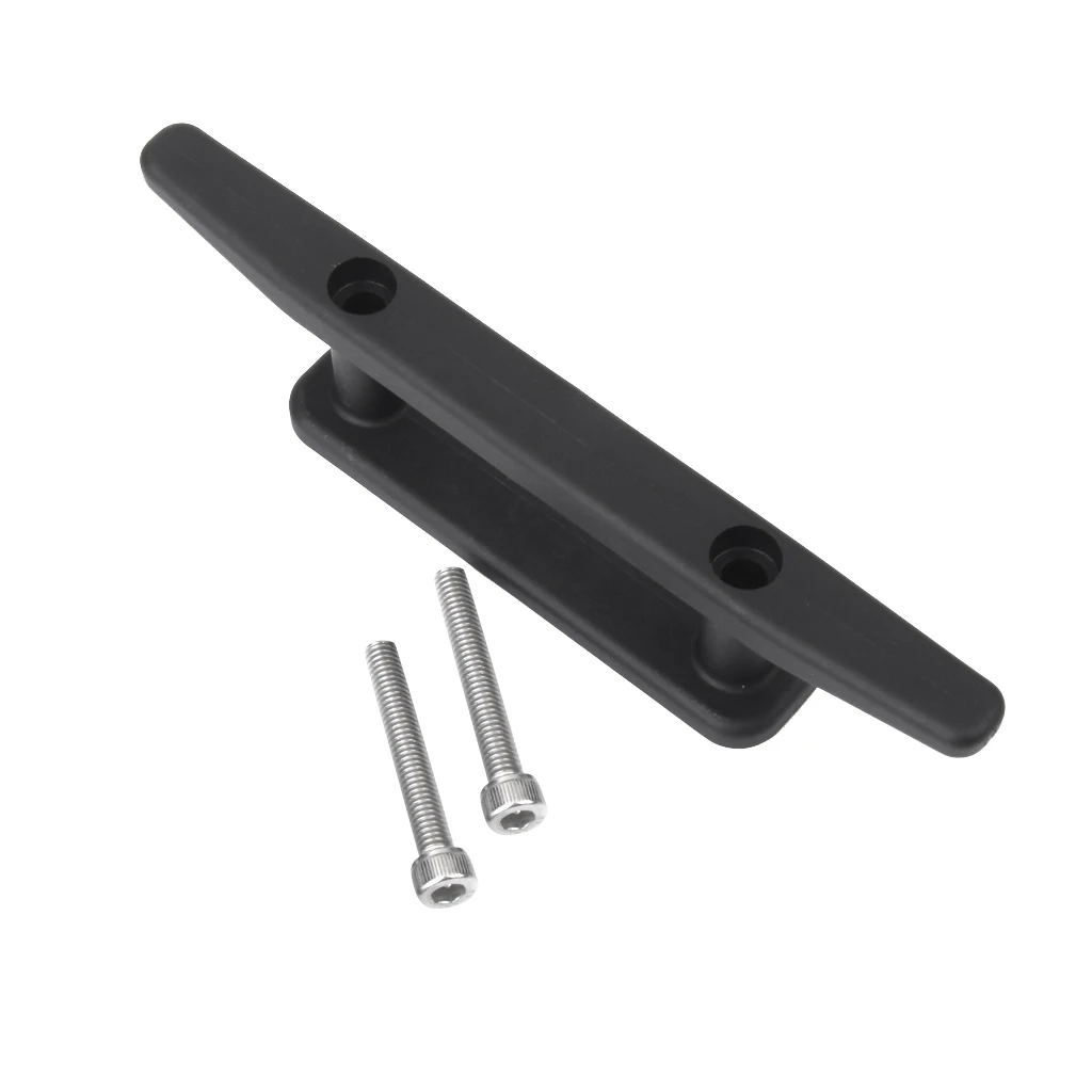 Black Nylon Marine Boat Dock Fixed Anchor Cleat Kayak Canoe Accessory