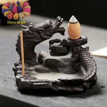 Обратный Курильницы креативный Спящий дракон Ладан, подставка, украшение для дома офиса ароматическая курильница украшения дропшиппинг