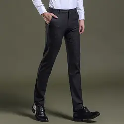 Jbersee Для мужчин Брюки Формальные Брюки для девочек Slim Fit Брюки Бизнес офисные Повседневное Свадебные мужская одежда Мотобрюки духи masculino