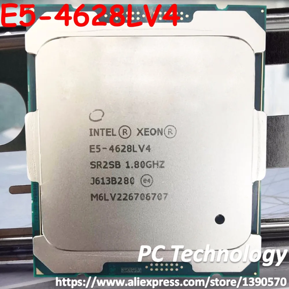 Intel Xeon E5-4628LV4 1,80 ГГц 14-ядер E5 4628L V4 35 Мб E5-4628L V4 LGA2011-3 75 Вт E5 4628LV4