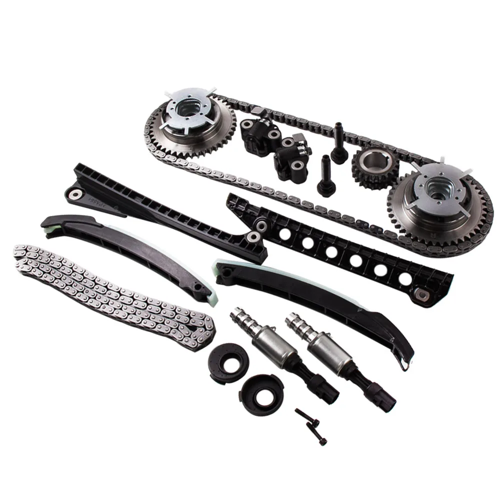 New Timing Chain Kit Cam Phasers VVT Valves w/ Seal &Screw For Ford F 150 F 250 on Aliexpress